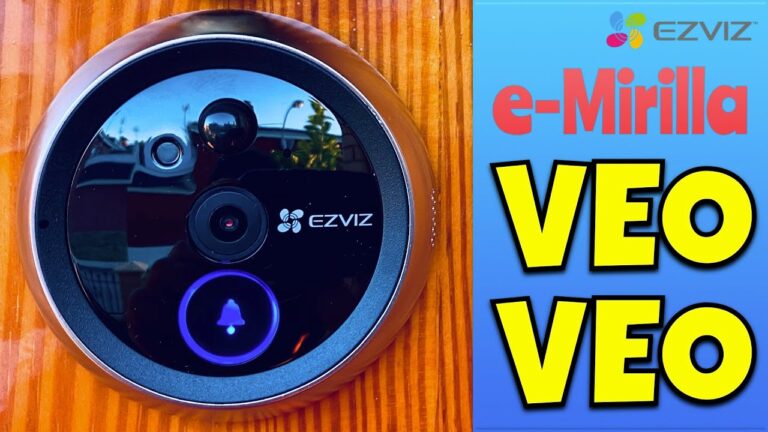 Descubre la mejor mirilla digital con timbre y detección de movimiento: Ezviz DP1C ¡La seguridad al alcance de tu puerta!